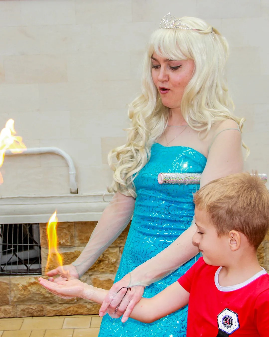 Шоу мыльных пузырей