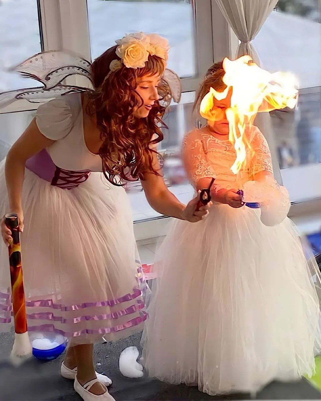 Шоу мыльных пузырей